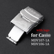 20mm Metal Folding Watch Buckle MDV107-1A MDV106-1A Buckle Stainless Steel Clasp Double Push Button Watch Accessories