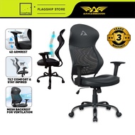 Armaggeddon Flexion Air Ergonomic Office Gaming Chair | 4D Arm Rest | Metal Base | 3 Year Warranty
