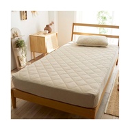 [Direct Form Japan] Nissen_  100% Cotton Terry Cloth Box Sheet Integrated Fitted Sheet