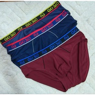 (Ready Stock) LB Go 360 Men Brief Underwear Big Size Triangle Shade / Seluar Dalam Lelaki Saiz Besar
