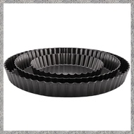 Pie TinNon-Stick Pie DishRound Quiche Tart PanPizza Plate with Removable Loose BottomBakeware(14/20/
