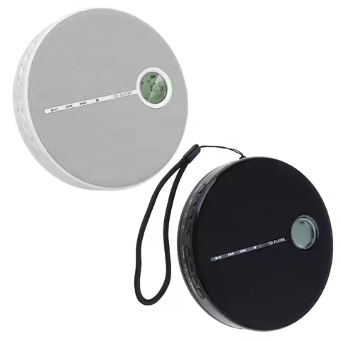 Portable Walkman Player with AUX Cable Bluetooth-compatible Discman Player