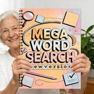 2026 New Adult Word Search Book | 20-Page Spiral Bound Single-Sided Printed Book With 500 New Words,