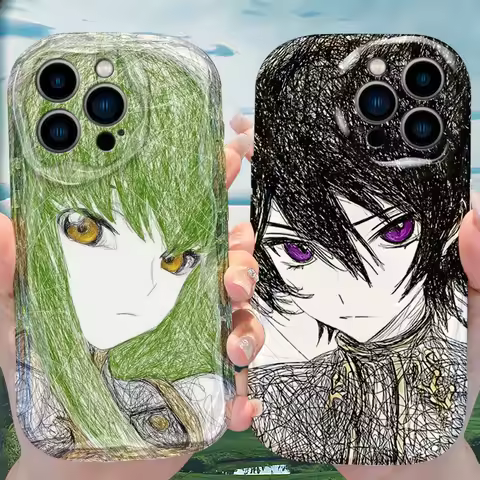 CODE GEASS Lelouch of the Rebellion Lelouch Girl CC Case for iPhone 17 16 E 15 14 13 12 Mini 11 Pro