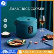 Multifunctional Rice Cooker Smart Kitchen Small Appliances 3L Non-Stick Cooker Suitable for 1-4 People