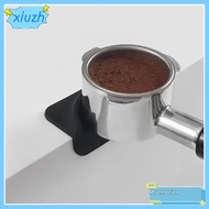 XIUZH ซิลิโคนทำจากซิลิโคน เสื่อแทมเปอร์กาแฟ เครื่องมือบาริสต้า เครื่องทำกาแฟ ตัวยึดกดการปลอมแปลง ที่มีคุณภาพสูง สากลสากลสากล แผ่นรองมุม