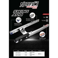 NORIFUMI SWING ARM ALLOY Y15 Y16 EXCITER150 155 SWINGARM STD CUTTING +2 INCH CHAIN ADJUSTER SET POLY