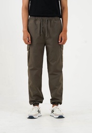 3Second Celana Jogger Cargo Panjang Pria Regular Fit Baby Canvas Cullen OL-C081124