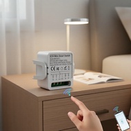 Tuya 2-Gang WiFi Smart Light Switch, 2-Way Control, Mini Breaker, Alexa & Google Home