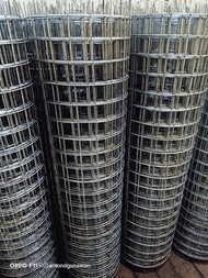 Wiremesh Roll Kawat Ram Loket Besi Galvanis Diameter 3mm Las Titik