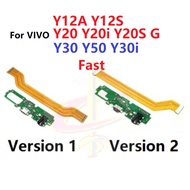 Fast Charging board flex for Vivo Y20i Y20 Y30 Y12S Y12A Y20S G Y50 Motherboard Main board connect f