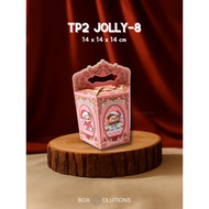 TP2 jolly-8 box christmas hampers jar box - 14x14x14 cm