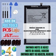 Infinix Note 8 X692 8i Note11 Hot 10 X662 X683 X683B X682B X682C BL-51BX 5200 Battery hot10 note8i BATERI note8 11 58C 9