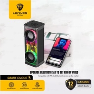 Lenyes S220 Wireless Bluetooth Speaker 12W Rgb Tws Original Warranty