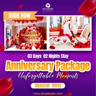 LOTUS DESARU | 3D2N ANNIVERSARY PACKAGE includes Buffet Breakfast, Romantic Dinner, Special Room Deco +Cake