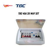 TBC 40A / 63A Full Set DB Box with MCB ELCB Main Switch Consumer use