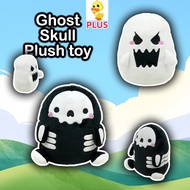 PLUS Ghost and Skull Plush Toy Fun Cartoon Ghost Stuffed Dolls Kawaii Skull Plushie Home Decor Plush