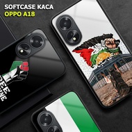 Softcase Glass Oppo A18 [E681] Case Palestine Motifhp Oppo A18 HP Case - Oppo A18 Casing - Latest Op