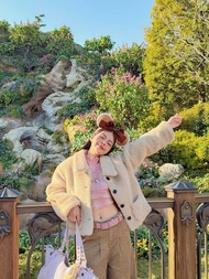 (พร้อมส่ง) Teddy Jacket แจ็คเก็ตขนแกะ น่ารักมากก กระดุมแถว ทรงเรียบสวย