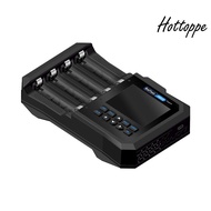 18650 Li-Ion Battery Charger Battery Tester 4-Slot Smart Fast Charging Capacity Tester Supports  US 