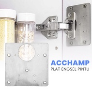 Door hinge Repair - Cabinet hinge Bracket - Support plate hinge - Cupboard Repair hinge - Multifunct