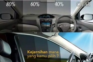 PROMO!!! Kaca Film Mobil Riben 80 60 40 Persen Gelap Dari Luar Terang Dari Dalam