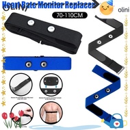 OLINI Heart Rate Monitor Strap, Adjustable Soft Replacement Strap, Solid Color Elastic Chest Strap f