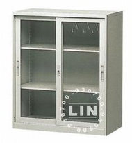 ▲▲P212-17公文櫃資料櫃鐵櫃理想櫃玻璃拉門活動三層式UG-32