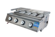 （STAINLESS STEEL) GAS 2800Pa High Quality 4 BURNER  Gas Barbecue BBQ Grill Griddle Premium Pro-environment Roast Barbecue Stove