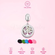 Charm nước hoa không gỉ xỏ vòng tay làm mặt dây chuyền bằng titan cao cấp nhiều mẫu hoạt hình cute