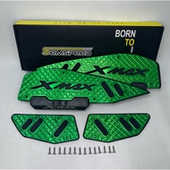 【SEMSPEED】XMAX250 FLOOR PANEL PREMIUM XMAX250 CARPET ALLOY XMAX V1 V2 V3 FLOORBOARD PIJAK KAKI YAMAH