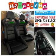 SSCUS SPORT SEAT VIPER 320 BLACK / WIRA WAJA SATRIA PERSONA MYVI VIVA ALZA BLM FLX / RED / BRIDE / RECARO / SPACO