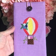 Phone sleeve,phone case,phone pouch,hand-embroidered phone sleeve