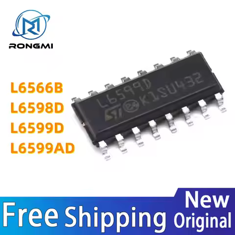 5PCS/LOT L6566B L6598D L6599AD L6599D L6566 L6598 L6599 SOP-16 LCD Board Common IC New And Original