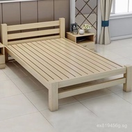 Simple Double Bed for Employees1Student bed1.5m1.81.2Wooden Bed Dormitory Solid Wood Bed Single Bed 