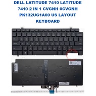 DELL LATITUDE 7410 LATITUDE 7410 2 IN 1 CVGNH 0CVGNH PK132UG1A00 US LAYOUT KEYBOARD