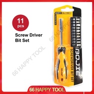 66 Happy Tool DIY High Quality Screw Driver Bit Set (11 Pcs)