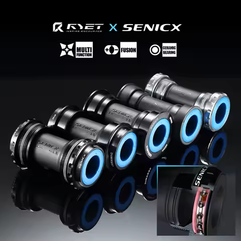 RYET Senicx Ceramic Bottom Brackets BSA68/BB86/BB92/DUB/T47/PF30/BB30/BB386,BB For 24/29mm Spindle P