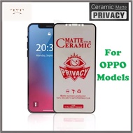 Ceramic Matte Privacy Oppo A91 F7 F9 F11 Pro R15 R17 Pro Reno 2 2F 3 4 5 5F 6 6Z Pro Gaming Anti Spy
