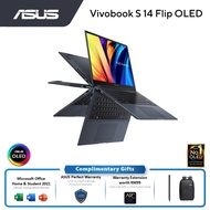 ASUS VivoBook S 14 Flip TN3402Q-AKN115WS 2 in 1 Laptop (Quiet Blue) | Ryzen 7-5800H | 16GB RAM 1TB S