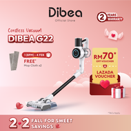 Flagship | Dibea G22 Ultra Suction Bendable Cordless Vacuum & Mop Cleaner| 29000 Pa Suction Power | 