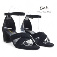 Bryan Corla High Heels Cross Strap Suede 5cm High Heel Big Size Jumbobeludru 36-40 41 42 43