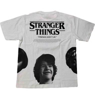 UU street เสื้อ Stranger things Friends Don’t Lie เสื้อยืด stranger things เสื้อสตรีท ผ้าฝ้ายแท้ ขาว Int:XXL