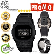 Leo Marketing [Japan Made] DW-5600BB-1 PETAK Unisex Watch Dark Knight Full Black DW5600 Full Set, wa