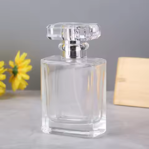 30ml 50ml Glass Perfume Bottles Empty Refillable Clear Travel Perfume Spray Atomizer Bottle Perfume 