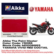 AIKKA PAINT / YAMAHA Y5055 / VIVID RED COCTAIL /  2K MOTORBIKE PAINT / 2K CAT MOTOSIKAL