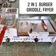 `12x16 2in1 Burger Griller with Fryer
