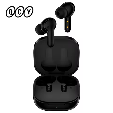QCY T13 TWS Wireless Bluetooth Earphone Headphone V5.1 Touch Control Earbuds with 4 Mics ENC HD Call