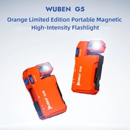 Wuben G5 Orange Limited Portable Light Magnetic Strong Light Flashlight Head-Wearing Outdoor Hiking 