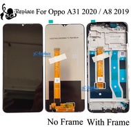 Black 6.5 inch For Oppo A31  CPH2015 Oppo A8 2019 PDBM00 LCD Display Touch Screen Digitizer Assembly